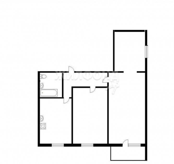 3-комн квартира Мира проспект, д.24