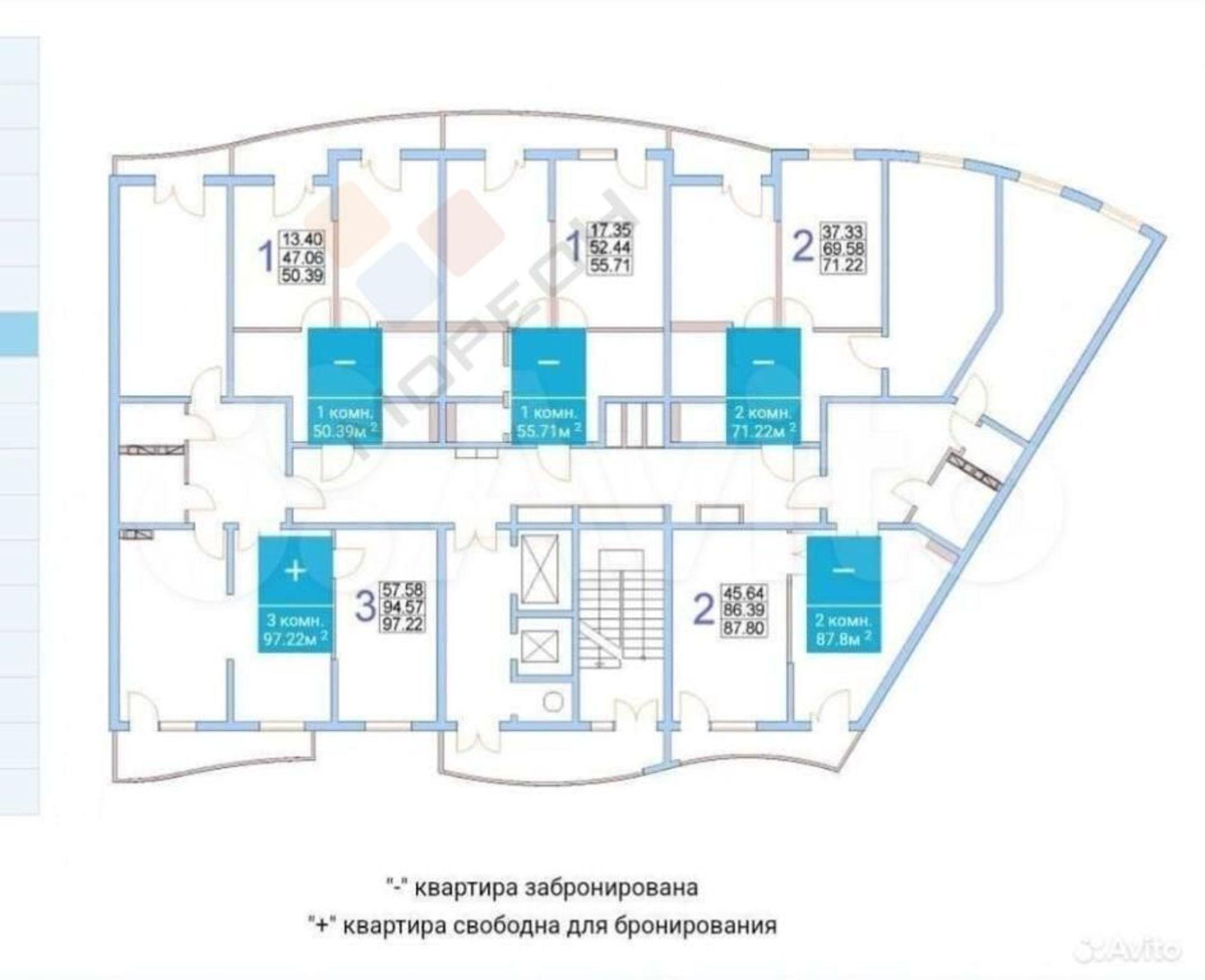 Купить квартиру за 5 700 000 рублей на Вишняковой ул, 1/23к1