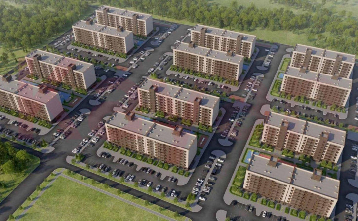 1-комн квартира в новом доме ул Новая