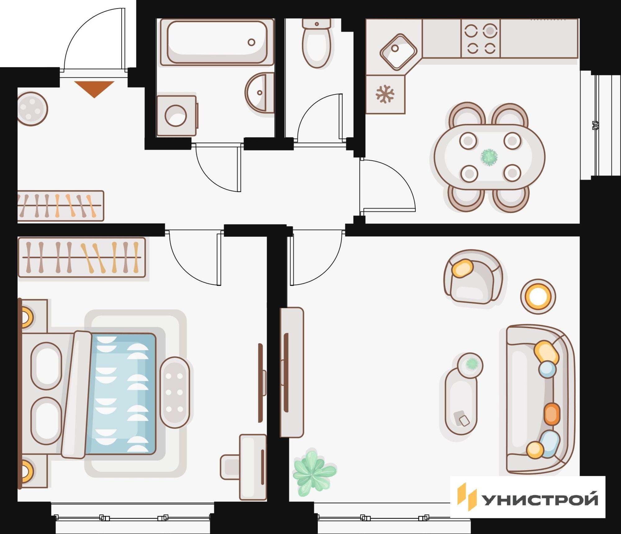 Купить квартиру за 11 620 000 рублей на Владимира Кулагина Купить квартиру за 11 620 000 рублей на Владимира Кулагина