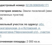 земля 20 сот Красногорка д