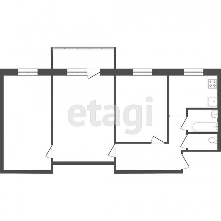 3-комн квартира Стрельникова, 4