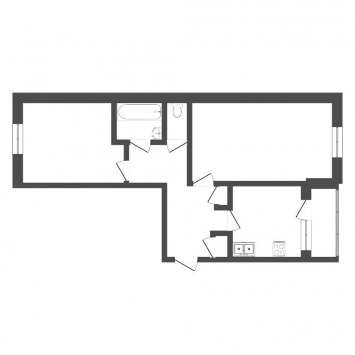 2-комн квартира Пермякова, 31