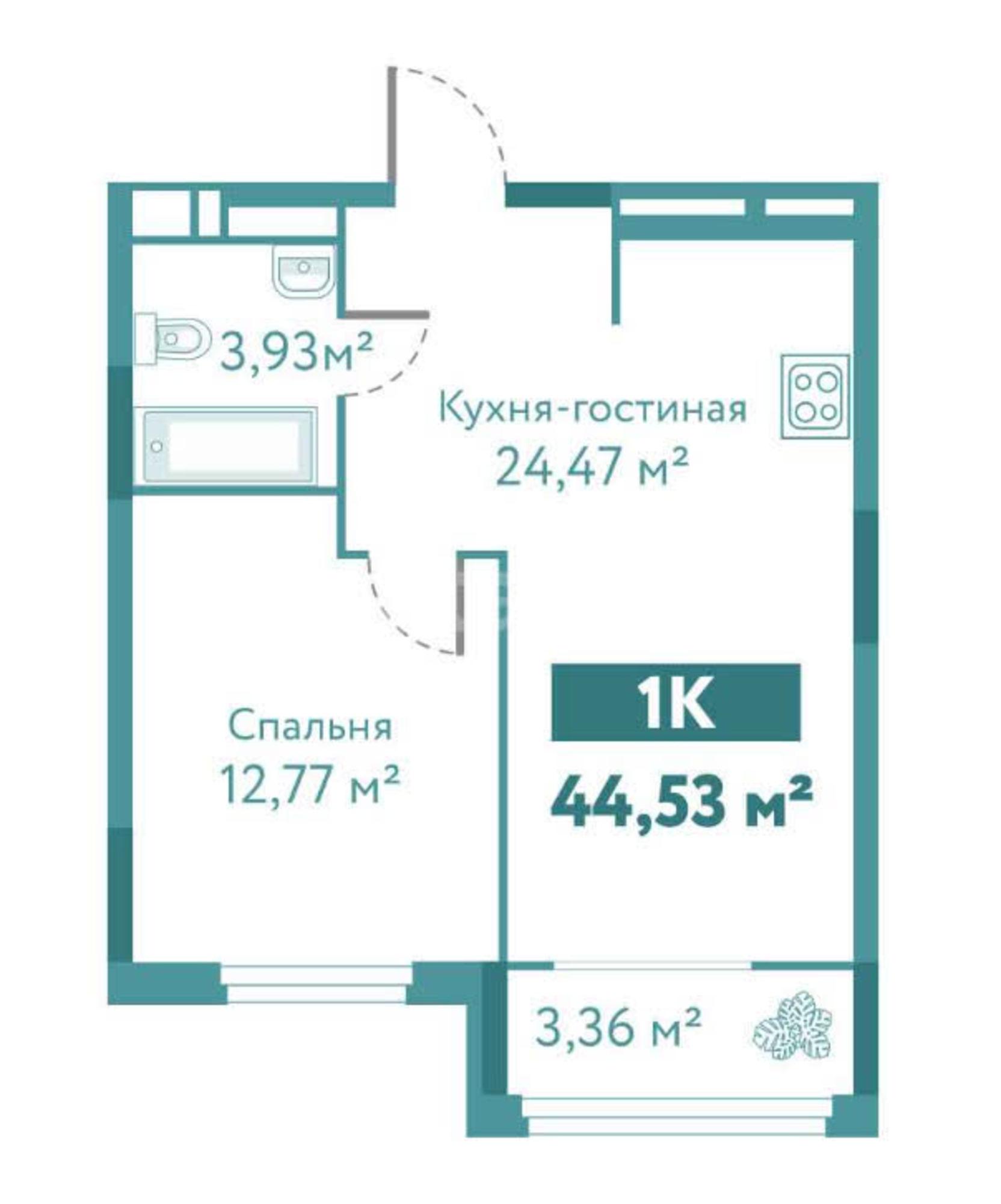 Купить квартиру за 6 145 000 рублей на Павла Никольского, 10/1