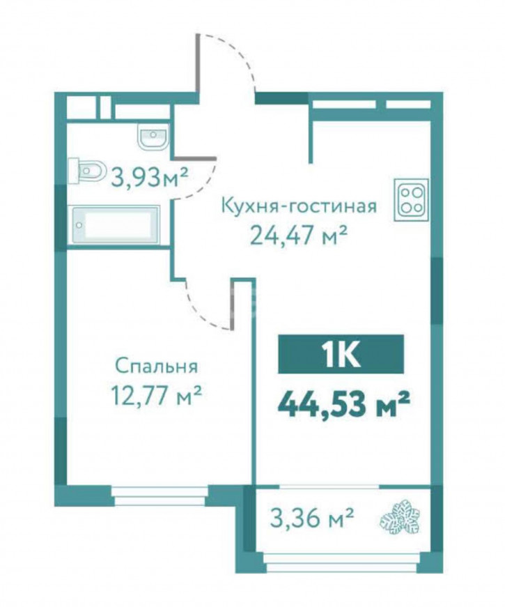 1-комн квартира Павла Никольского, 10/1