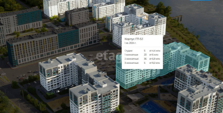1-комн квартира Павла Никольского, 10/1