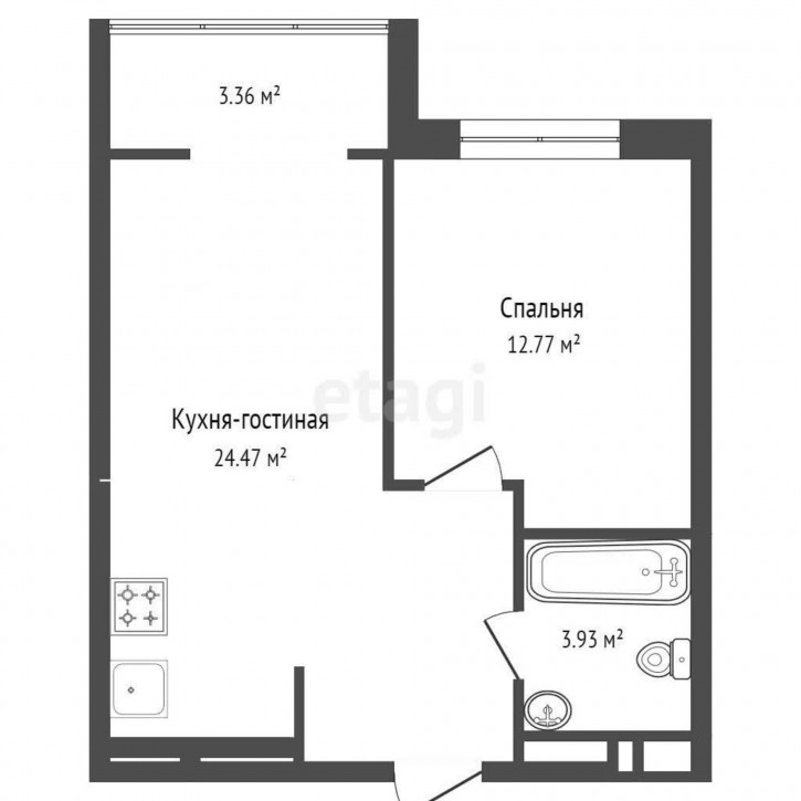 1-комн квартира Павла Никольского, 10/1
