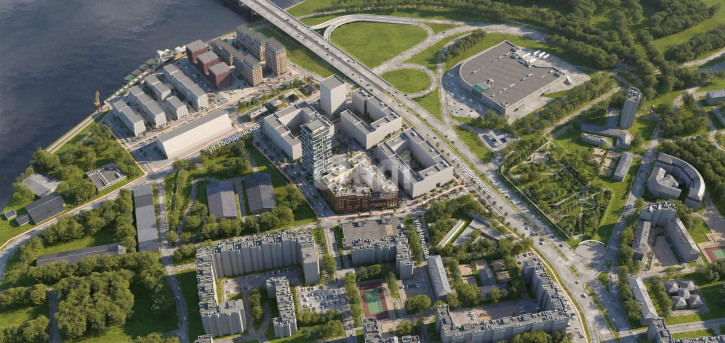2-комн квартира в новом доме Причальная, 9