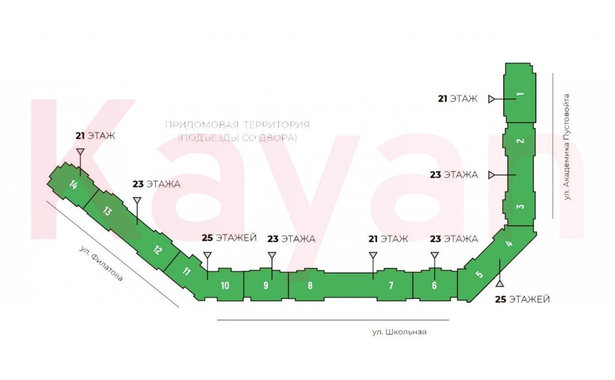 Купить квартиру за 29 320 200 рублей на ул Школьная