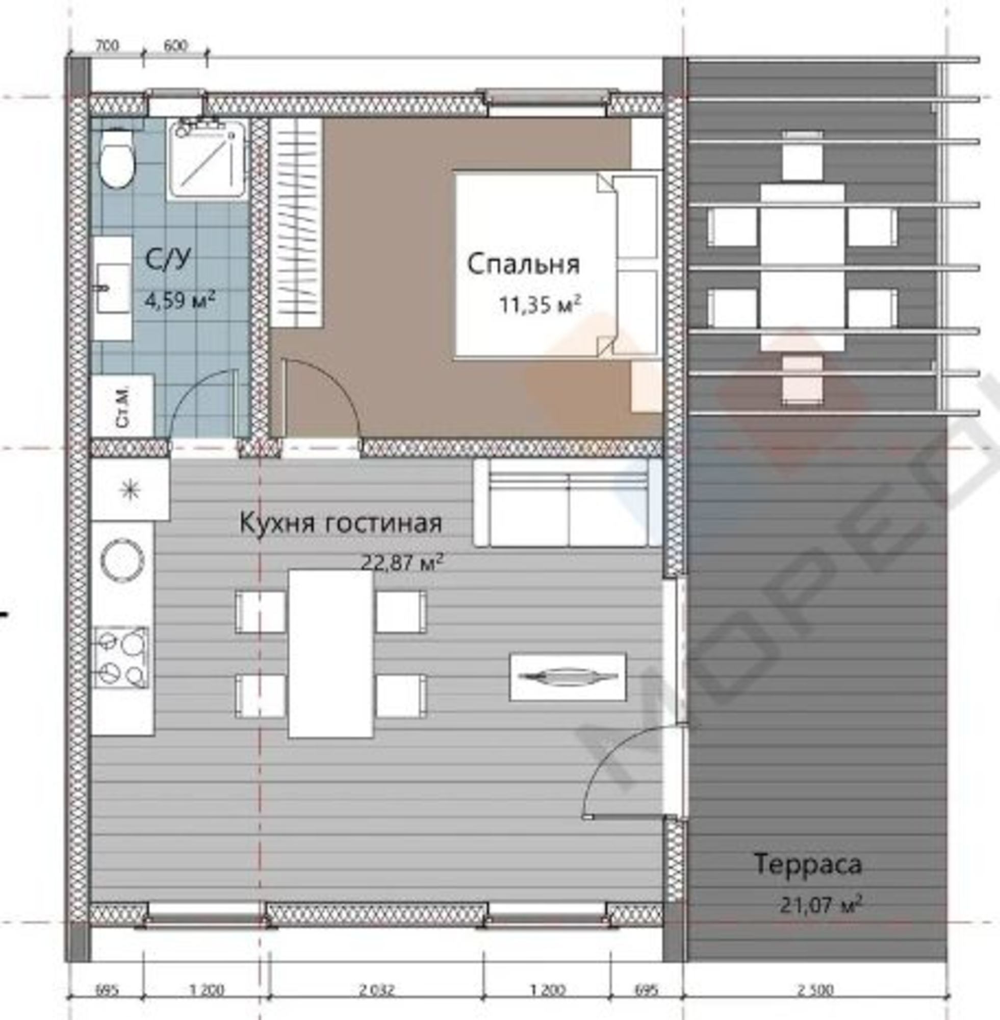 Купить дачу, дом, коттедж за 5 300 000 рублей на Горный Сад тер. СНТ, Красная ул, 8