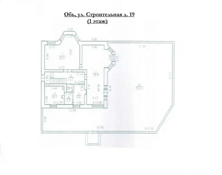 Торговое помещение Новосибирская обл., г.Обь, Строительная 19