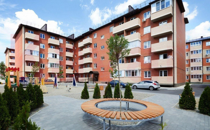 1-комн квартира в новом доме пгт Яблоновский, ул Тургеневское шоссе