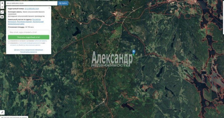 Земельный участок Хухтерву пос.