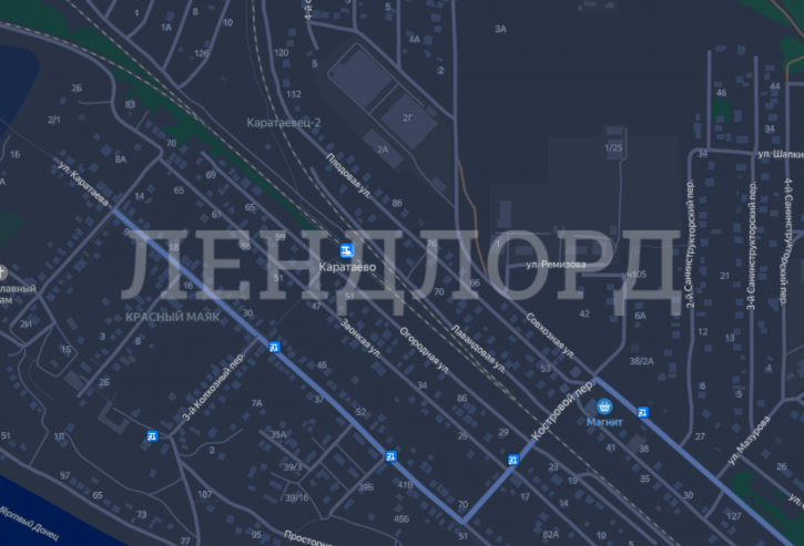 Земельный участок Плодовая улица