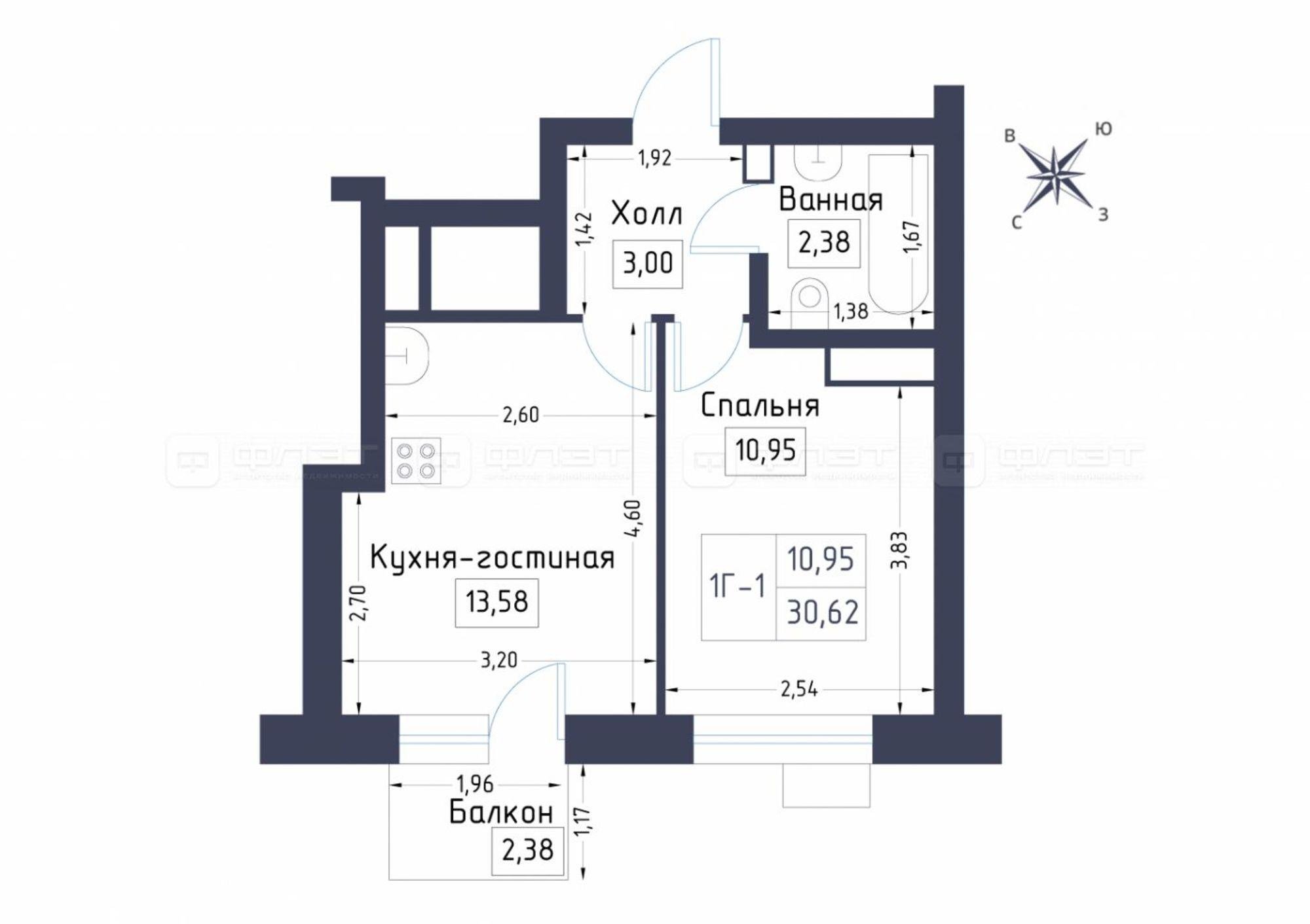 Купить квартиру за 4 950 000 рублей на ул. Спортивная, дом 7