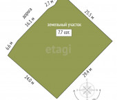 земля 7.7 сот Целинное с/о