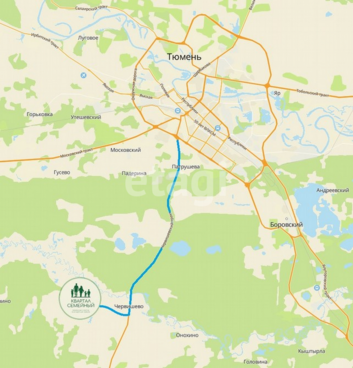 Земельный участок Большие Акияры
