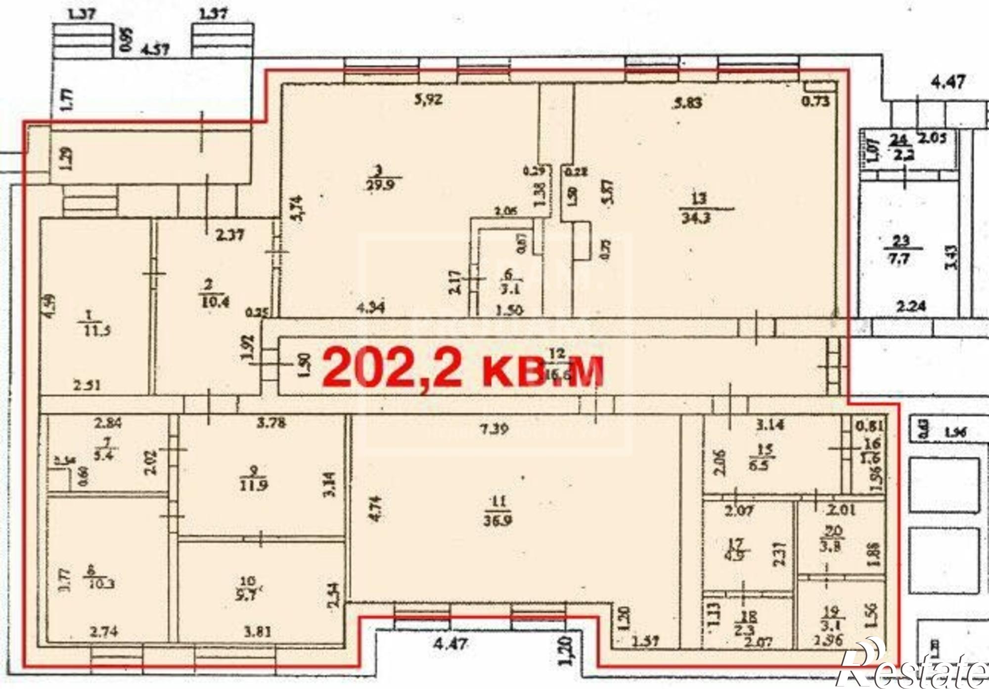 Купить офис, помещение под офис за 19 190 000 рублей на Цюрупы улица, д.151