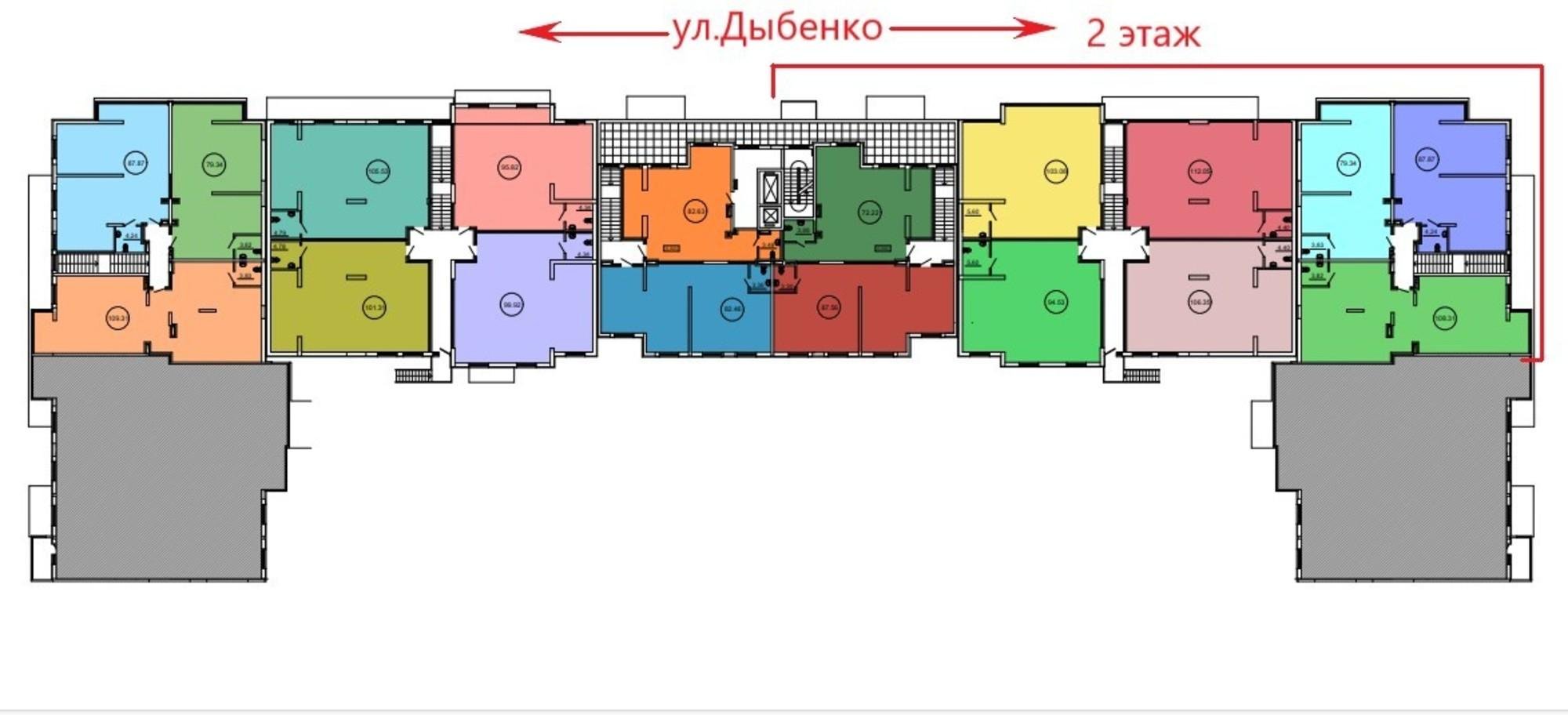 Купить офис, помещение под офис за 15 868 000 рублей на Дыбенко улица, 5
