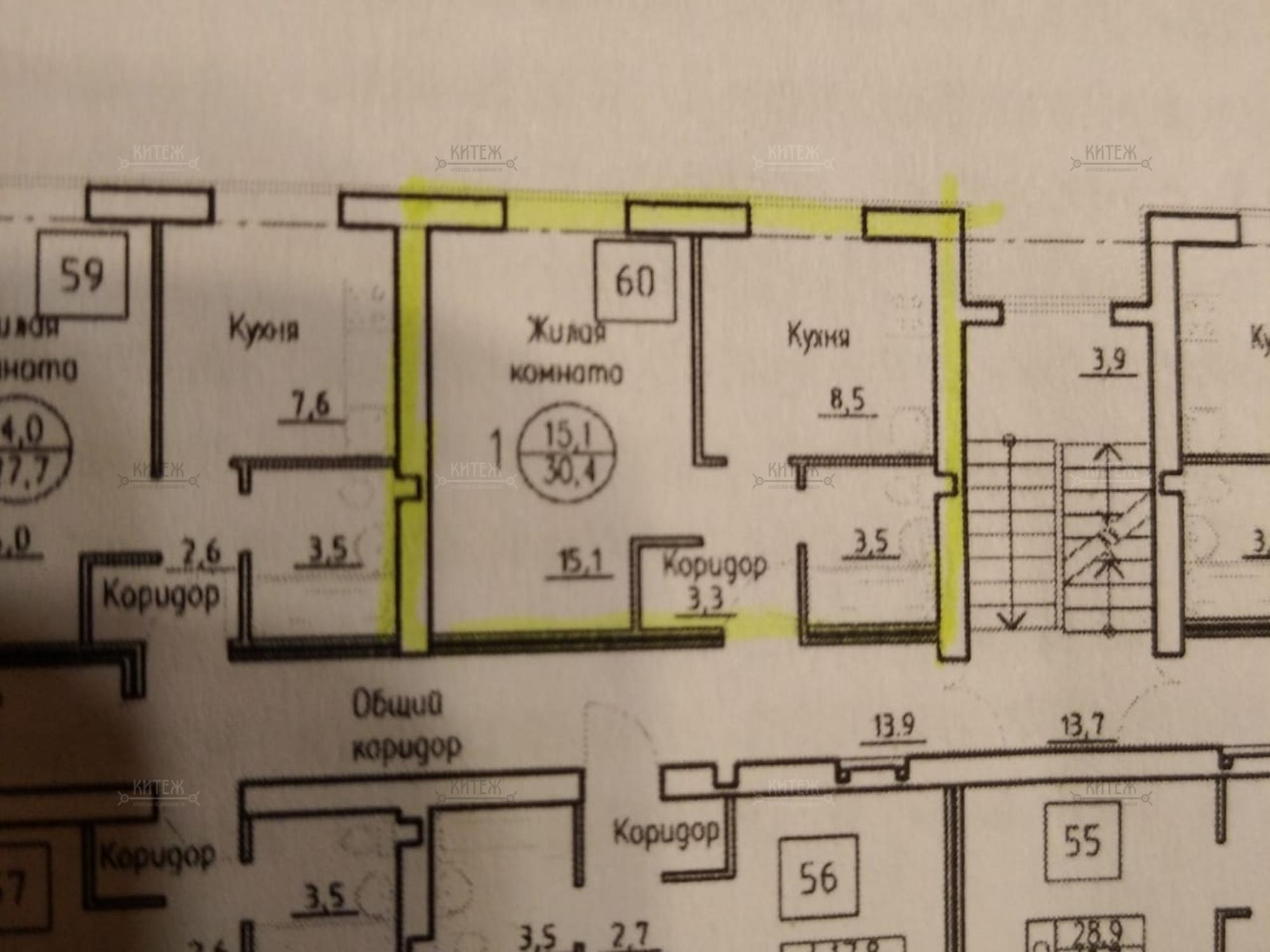 Купить квартиру за 3 446 000 рублей на Бориса Литвинчука улица,12
