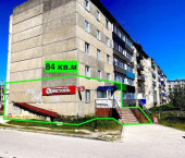 торговое помещение 84.3 кв м Центральная, 91