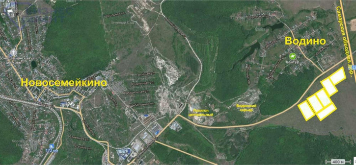 Земельный участок Новосемейкино посёлок городского типа