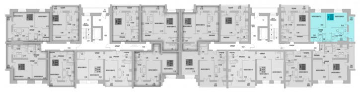 2-комн квартира в новом доме Хорошая улица,корпус 3