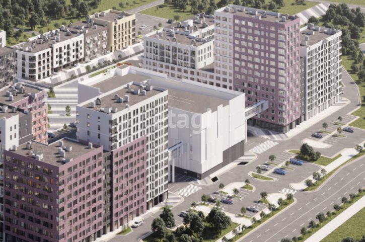 1-комн квартира в новом доме Новоселов, 96