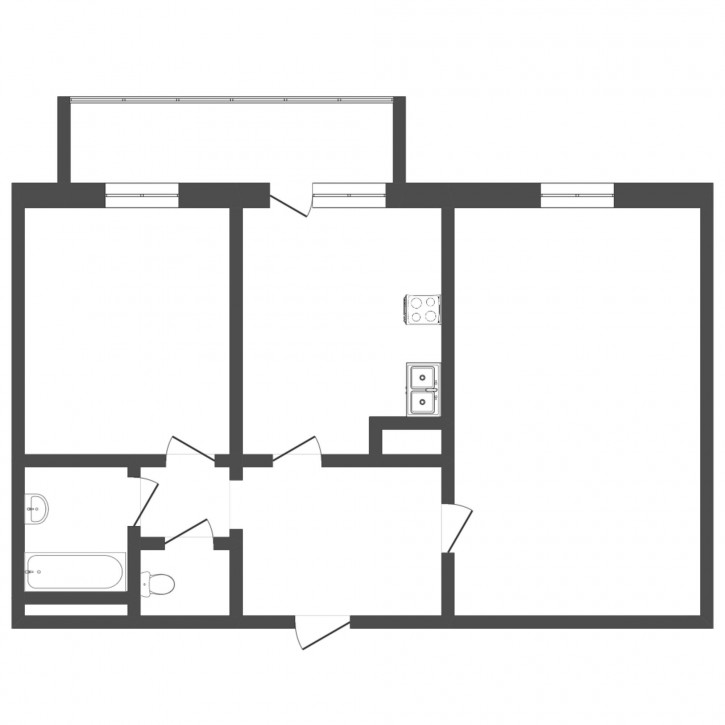 2-комн квартира Тимофея Чаркова, 79/2