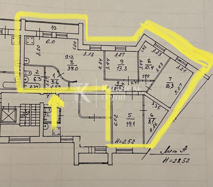 5-комн квартира ул Елизарова, 6