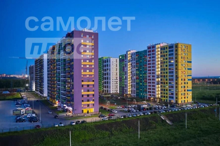 1-комн квартира в новом доме улица Асхата Мирзагитова, 12