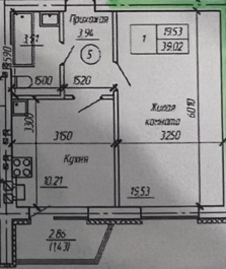 1-комн квартира в новом доме Улица Николая Ерышева, 11