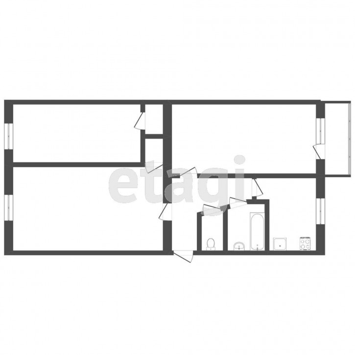 3-комн квартира Маршала Захарова, 5