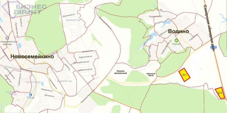 Земельный участок Новосемейкино посёлок городского типа