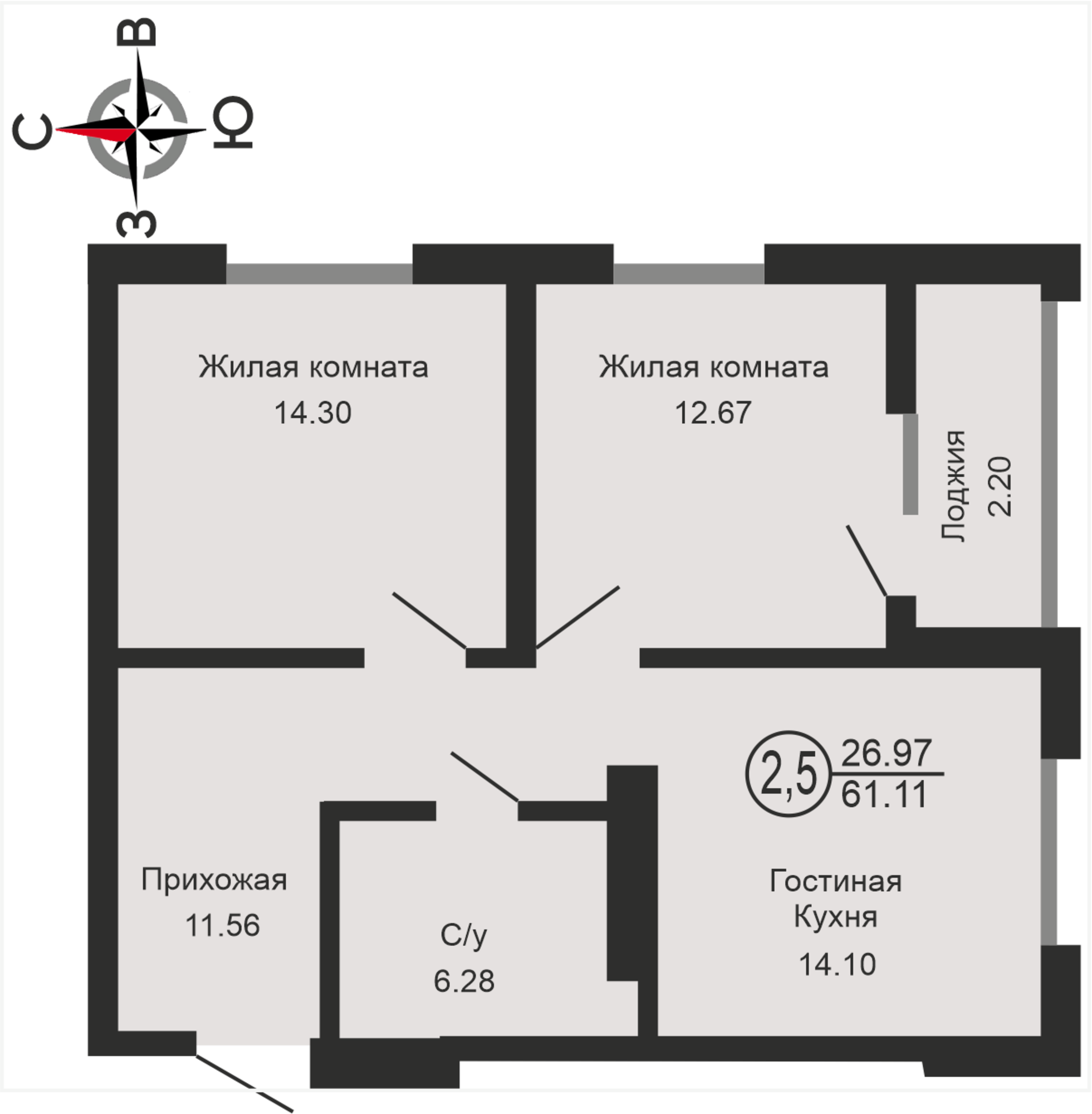 Купить квартиру за 5 000 000 рублей на Комсомольская улица, 198