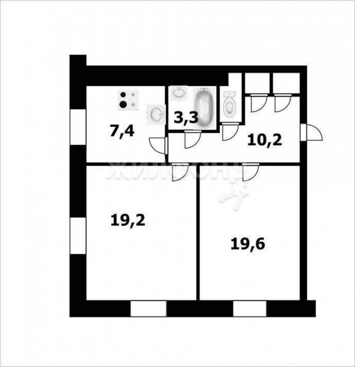 2-комн квартира Дзержинского проспект, д.69