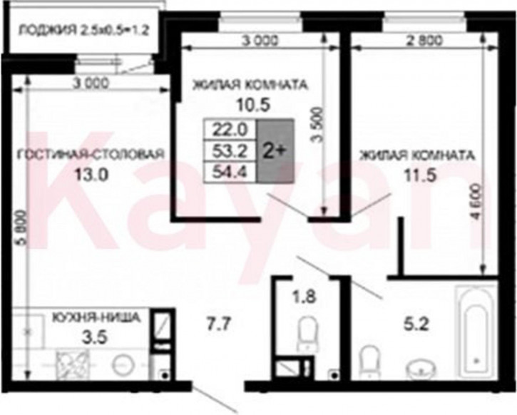 3-комн квартира в новом доме ул им. лётчика Позднякова