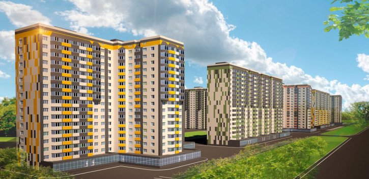 2-комн квартира в новом доме улица Рокоссовского, 25