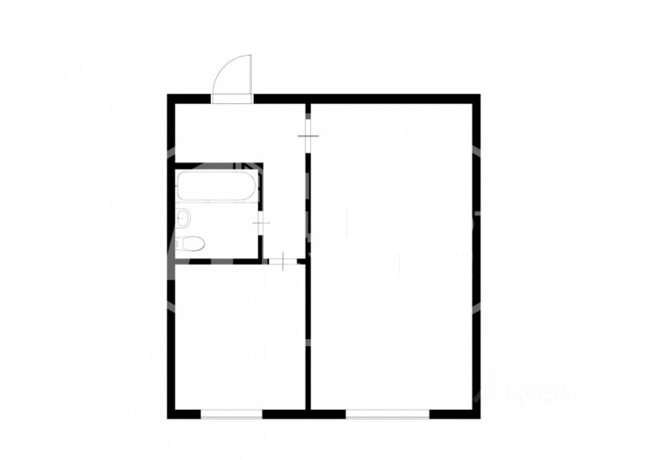 1-комн квартира улица Дегтярёва, 8