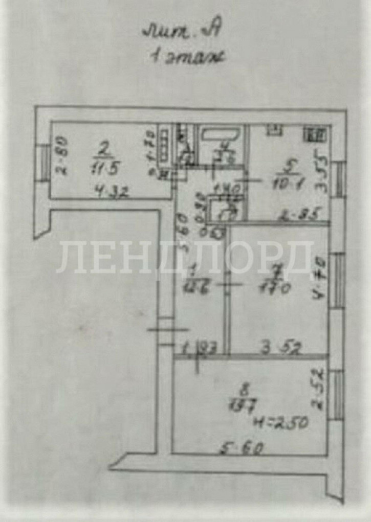 3-комн квартира Кировский проспект, 75