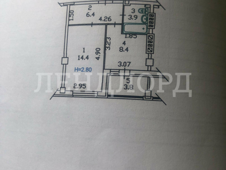 1-комн квартира проспект Шолохова, 211/2