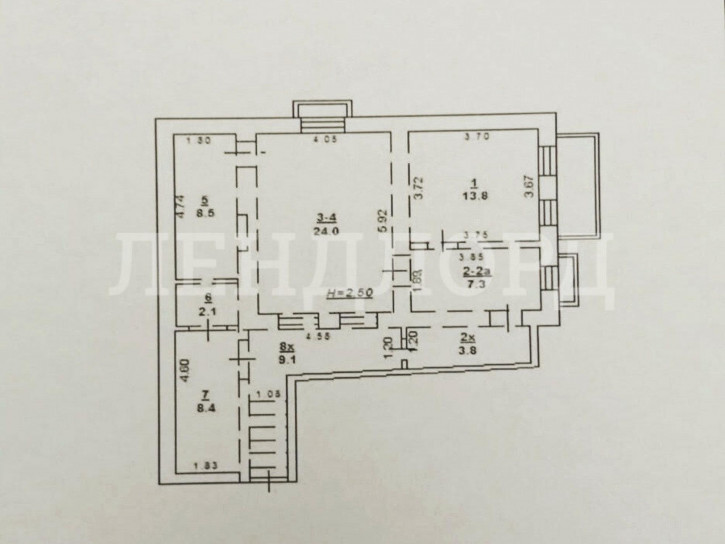 2-комн квартира Кировский проспект, 57/166