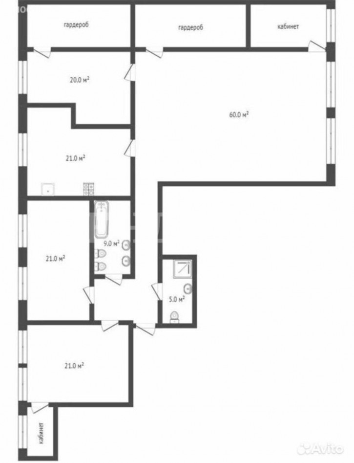 5-комн квартира Будённовский проспект, 2А/23Б