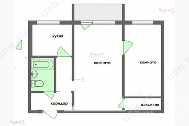 2-комн квартира маневровая, 17