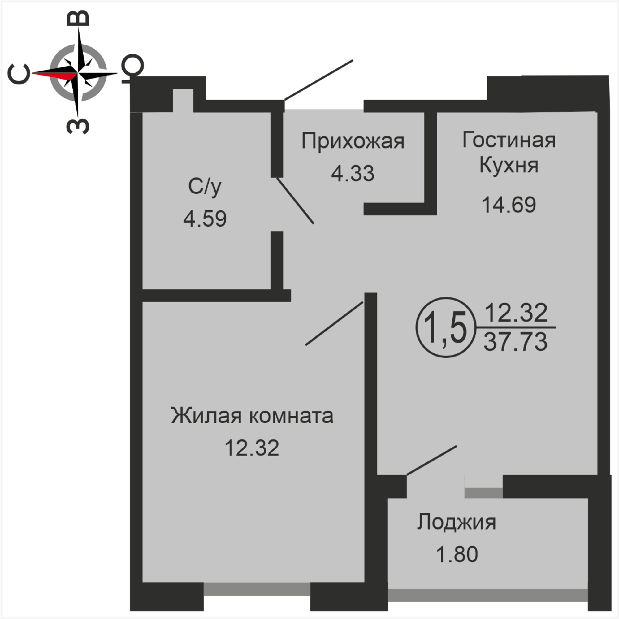 Купить квартиру за 3 720 000 рублей на Комсомольская улица, 198