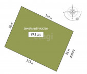 земля 99.78 сот Тюмень