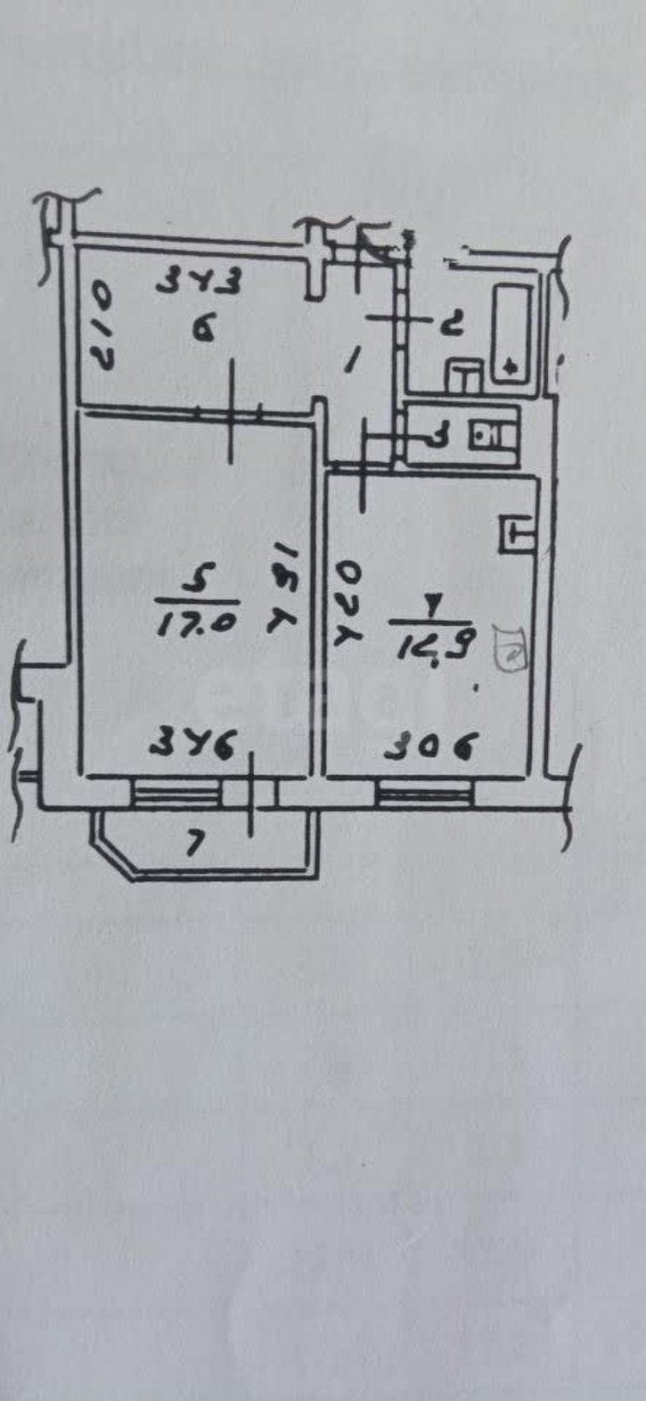 1-комн квартира Широтная, 104/4