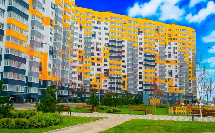 1-комн квартира в новом доме ул им. генерал-лейтенанта Александра Сапрунова