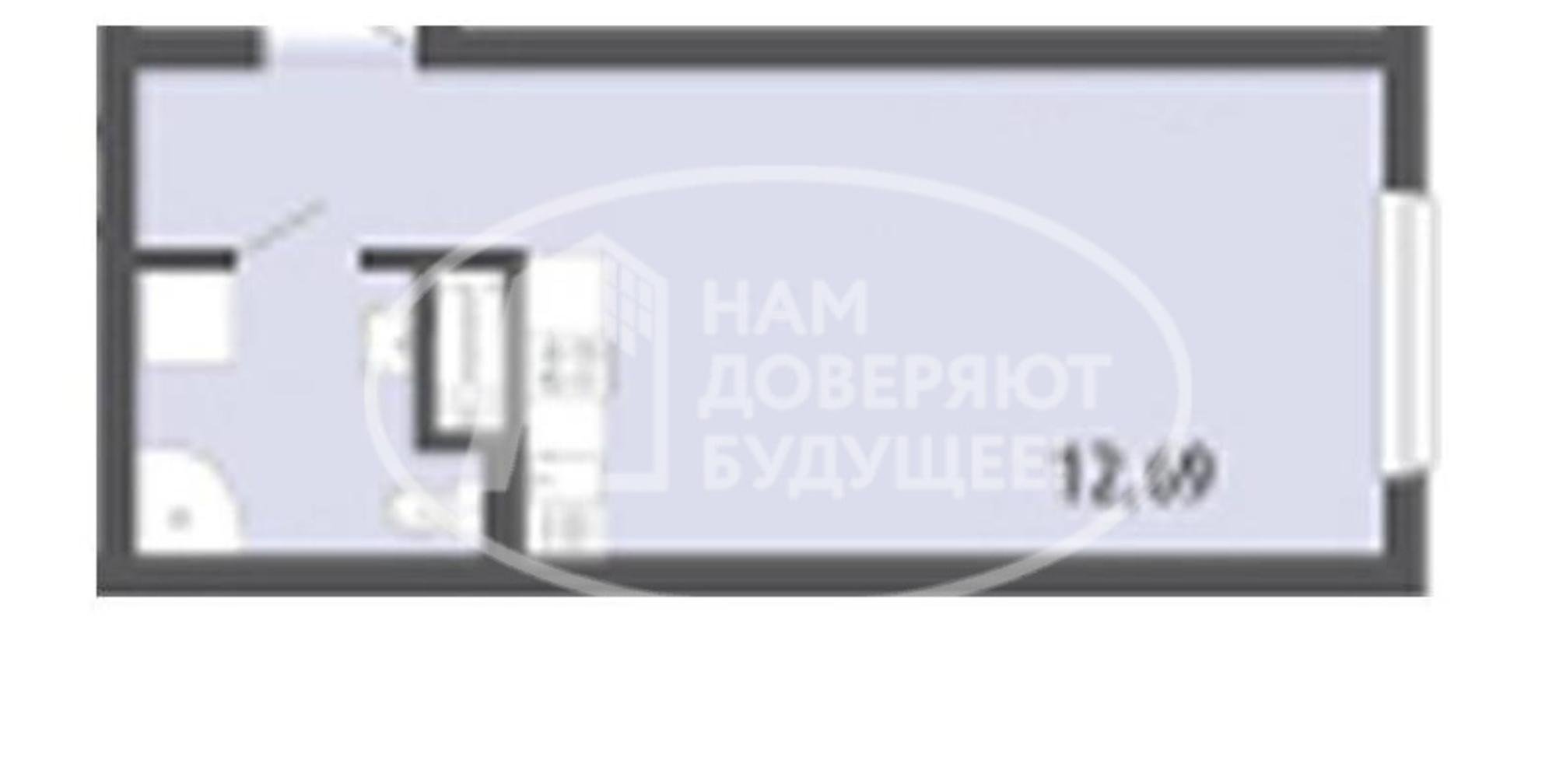 Купить комнату за 770 000 рублей на улица 50 лет ВЛКСМ, 17