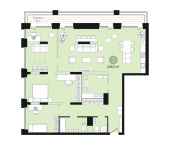 3-комн, 149 кв м, этаж 8/17 Пролетарский проспект, с9